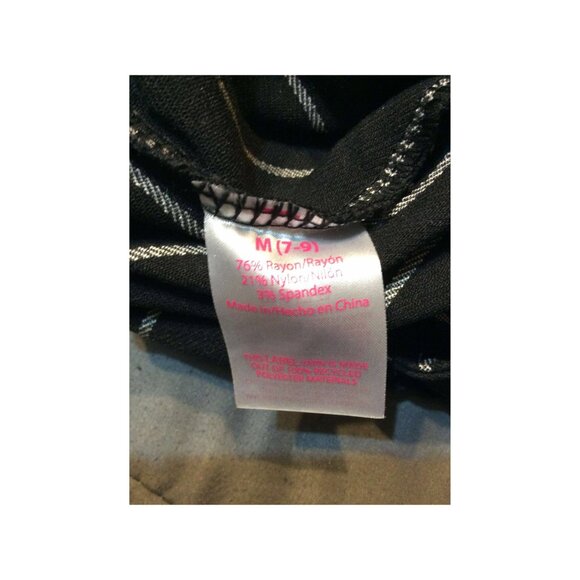 No Boundaries Black white striped Pants size 7-9 SKU12 - Picture 5 of 5